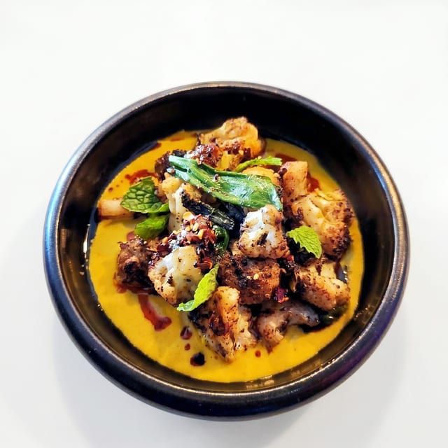 Roasted Cauliflower.